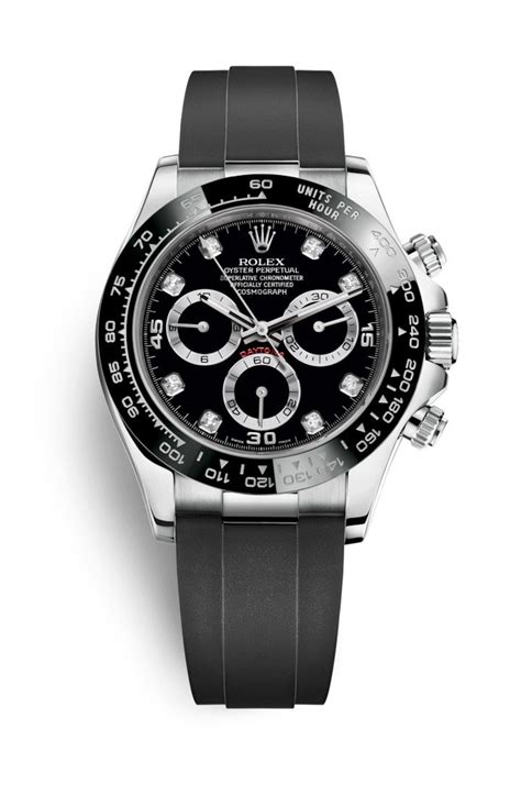 rolex daytona cerachrom white dial|rolex black chronograph.